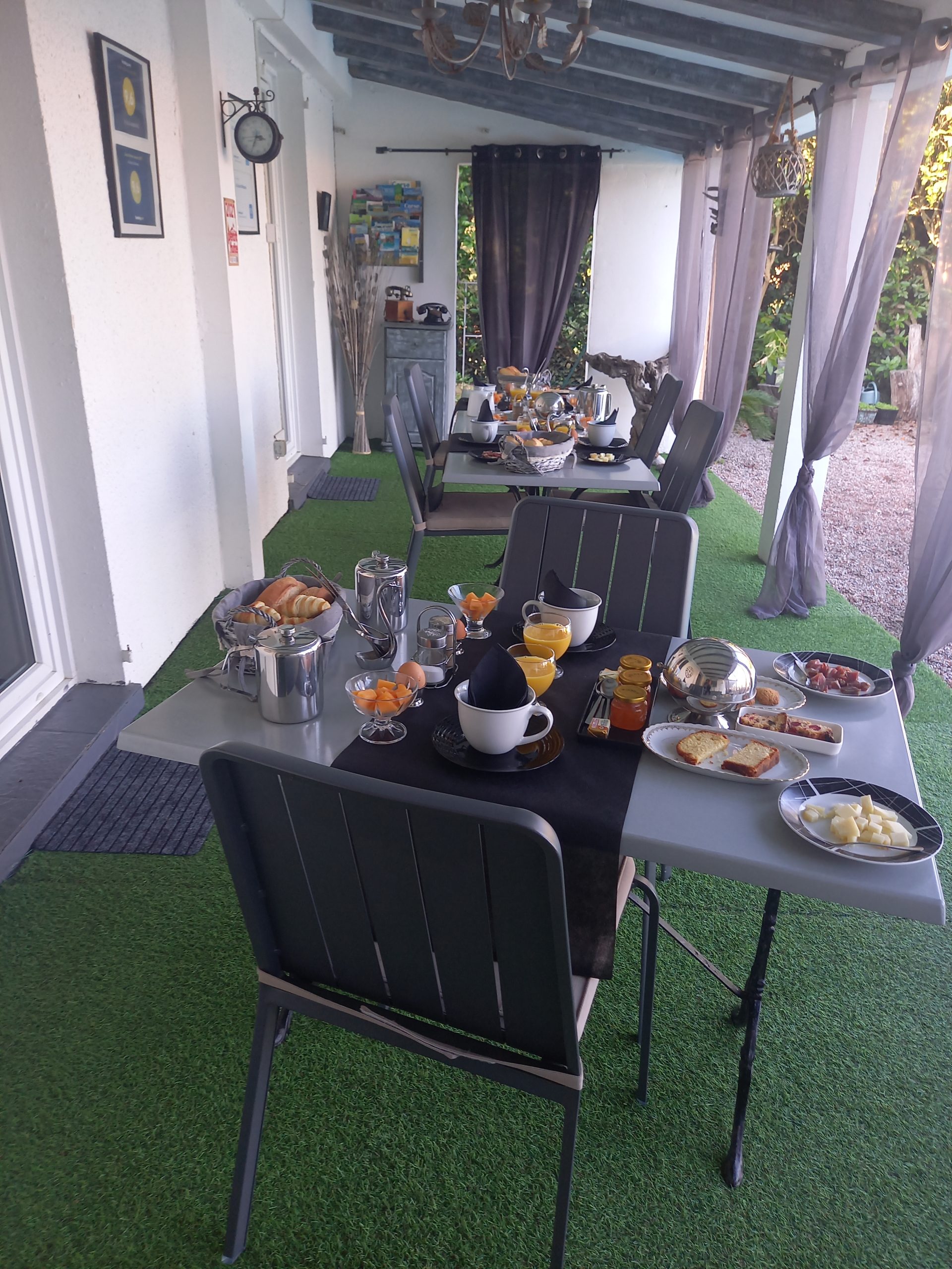 Photo qui représente l'espace petit déjeuner